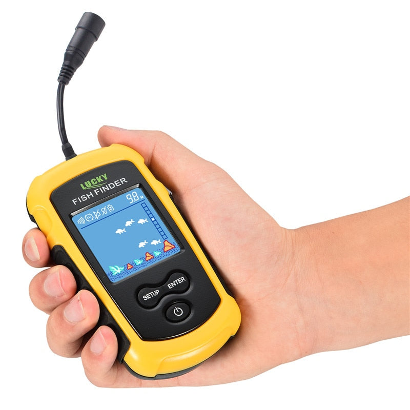 FFC1108-1 Alarm 100M Portable Sonar Fish Finders