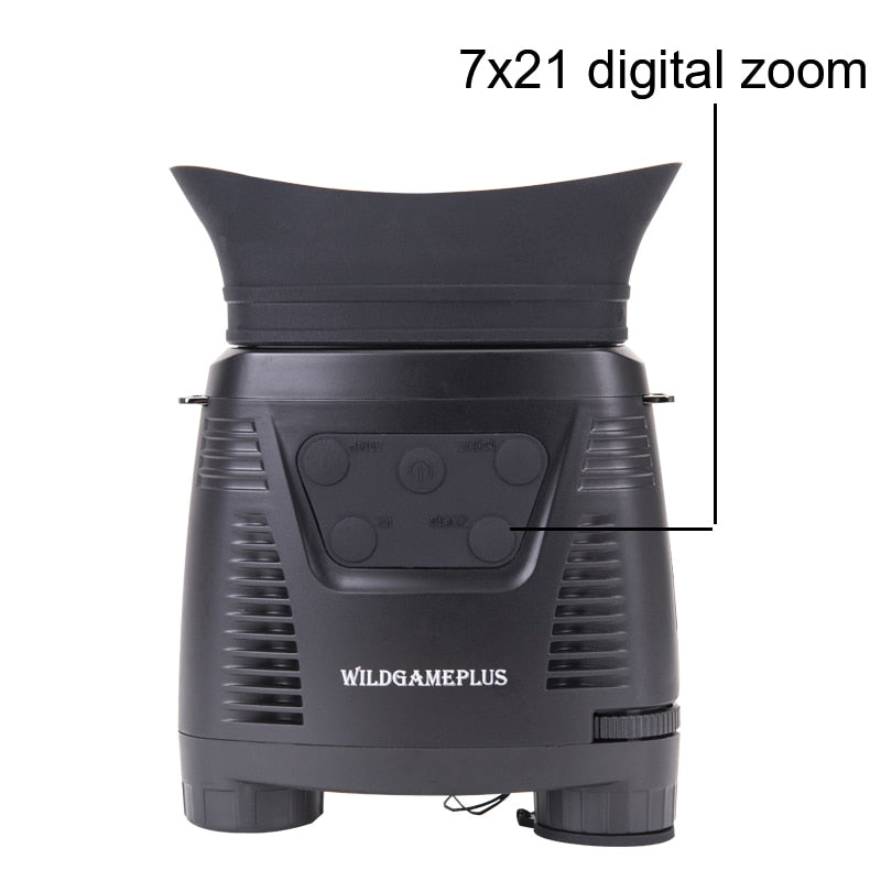 WILDGAMEPLUS NV200C Infrared Night Vision Binoculars Telescope (7X21 Zoom Digital IR Hunting Night Vision)