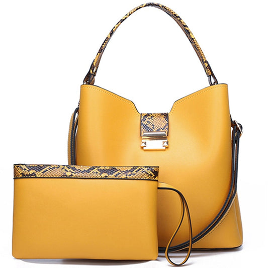 Women Leather Fashion Clutch Handbag