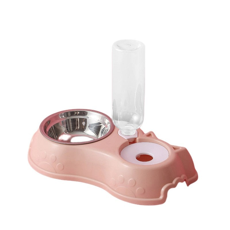 500ML Automatic Pet Bowl Feeder Water Bottle
