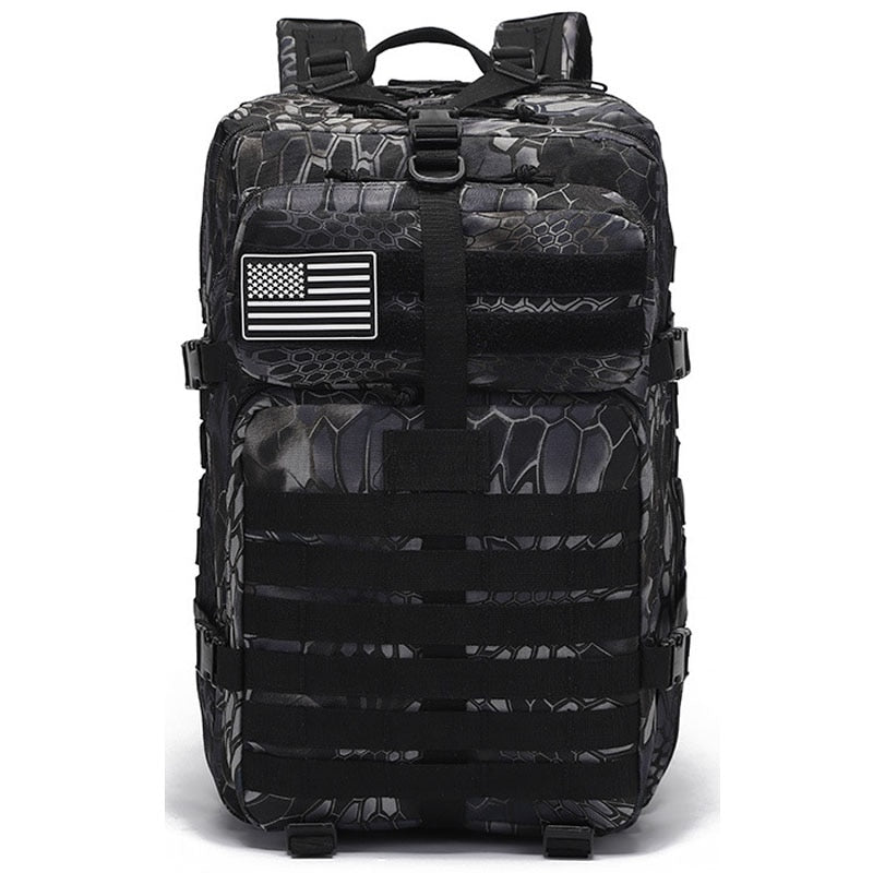 50L Waterproof Army Tactical Assault Backpack