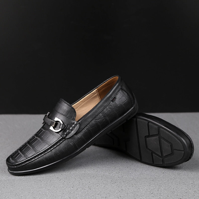 Men Genuine Leather Loafer Shoes