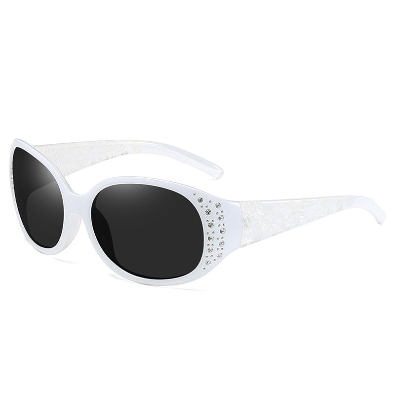 DANKEYISI Polarized Women Elegant Rhinestone Sunglasses