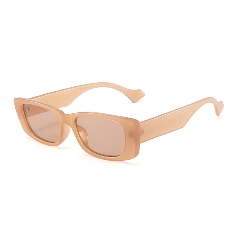 SHAUNA Fashion Small Rectangle Sunglasses