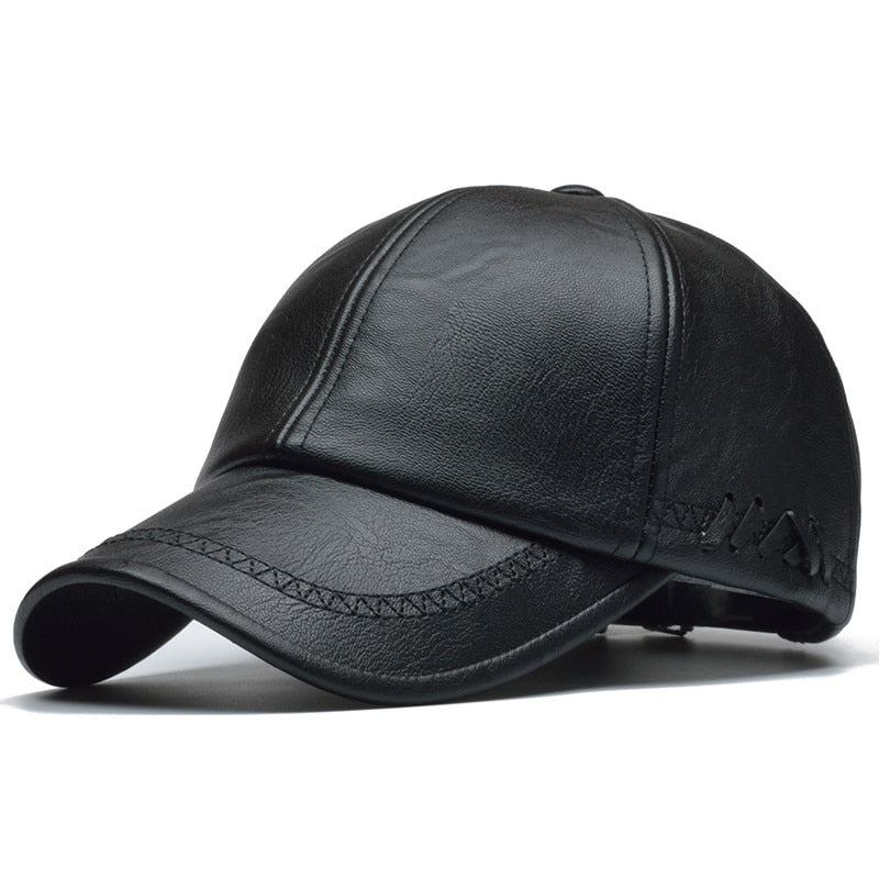[NORTHWOOD] High Quality Leather Cap for Men