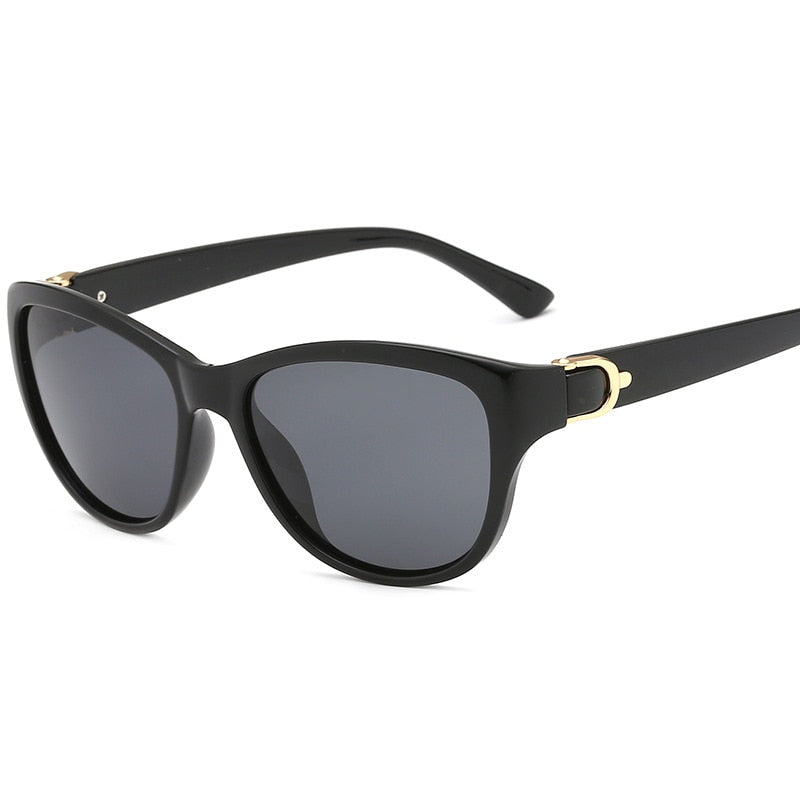 Luxury Brand Design Cat Eye Polarized Sunglasses