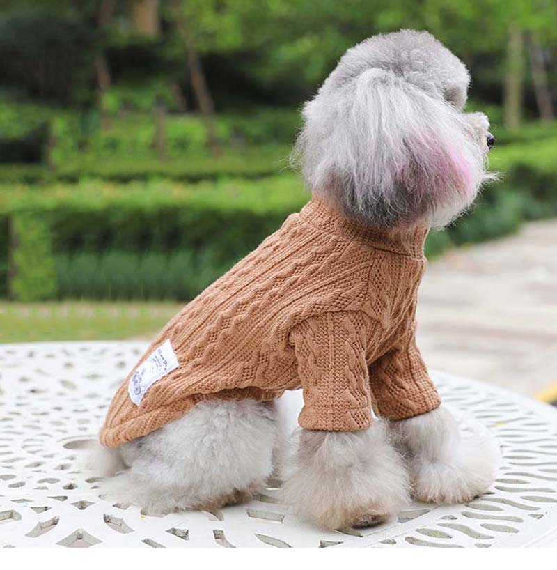 Classic Solid Pet Sweater
