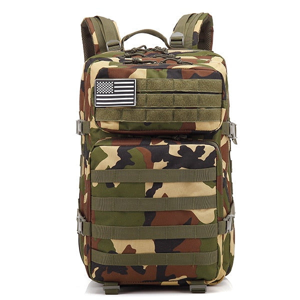 50L Camouflage Men Military Tactical Backpack