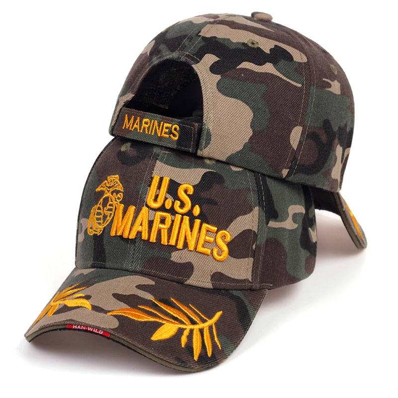 Tactical US Marines Men's Fashion Baseball Caps