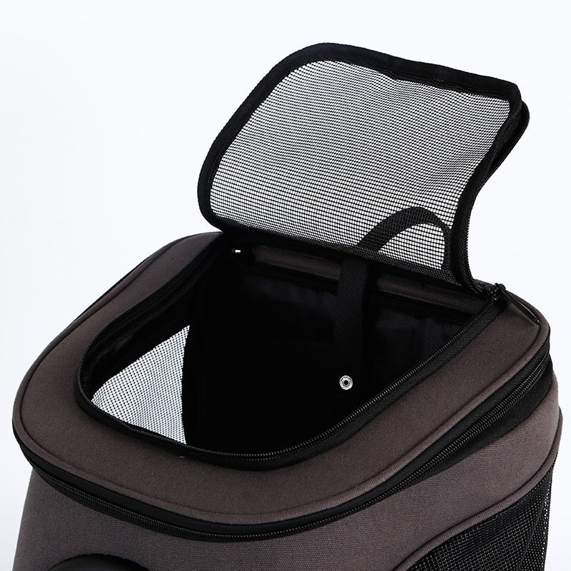 Large Pet Backpack with Portable Space Capsule Breathable Window