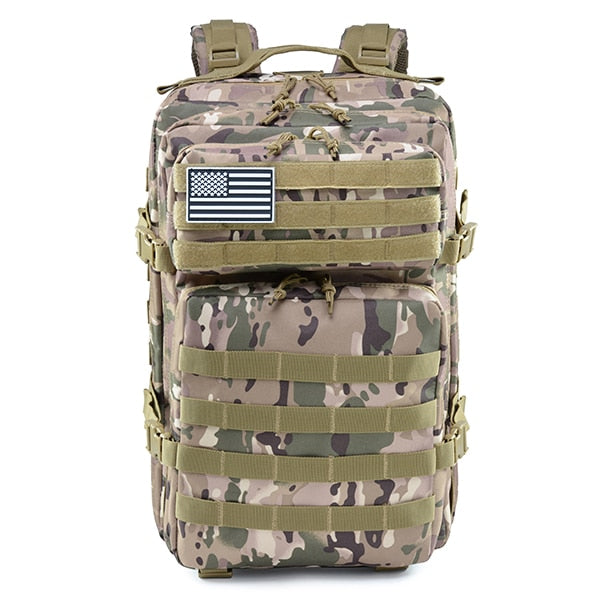 50L Camouflage Men Military Tactical Backpack