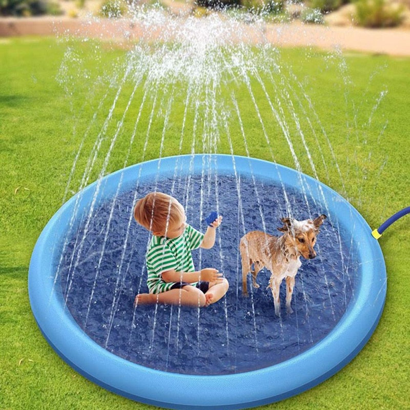 Pet Sprinkler Cooling Swimming Pool