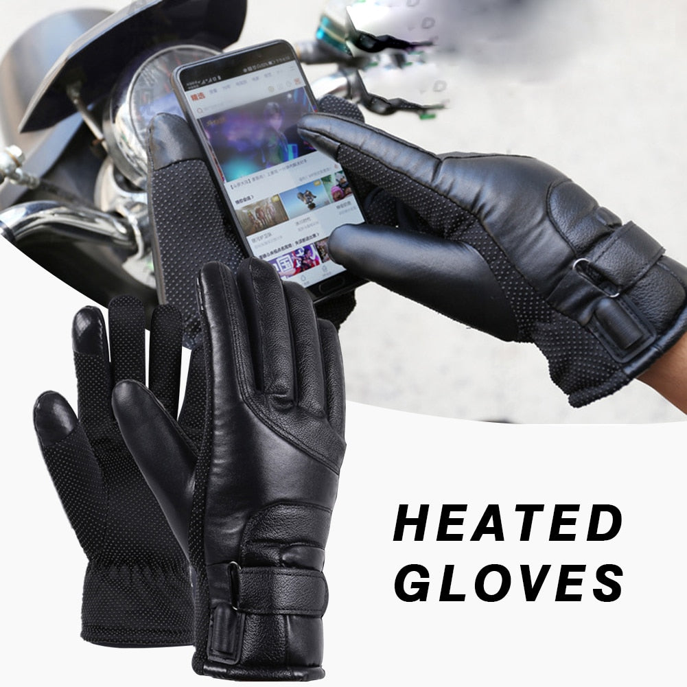 Motorcycle Electric Heated Windproof Gloves