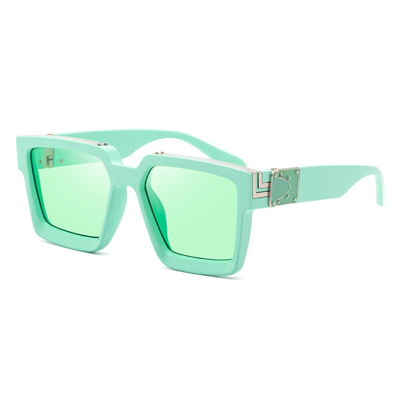 SHAUNA Ins Popular Square Sunglasses UV400