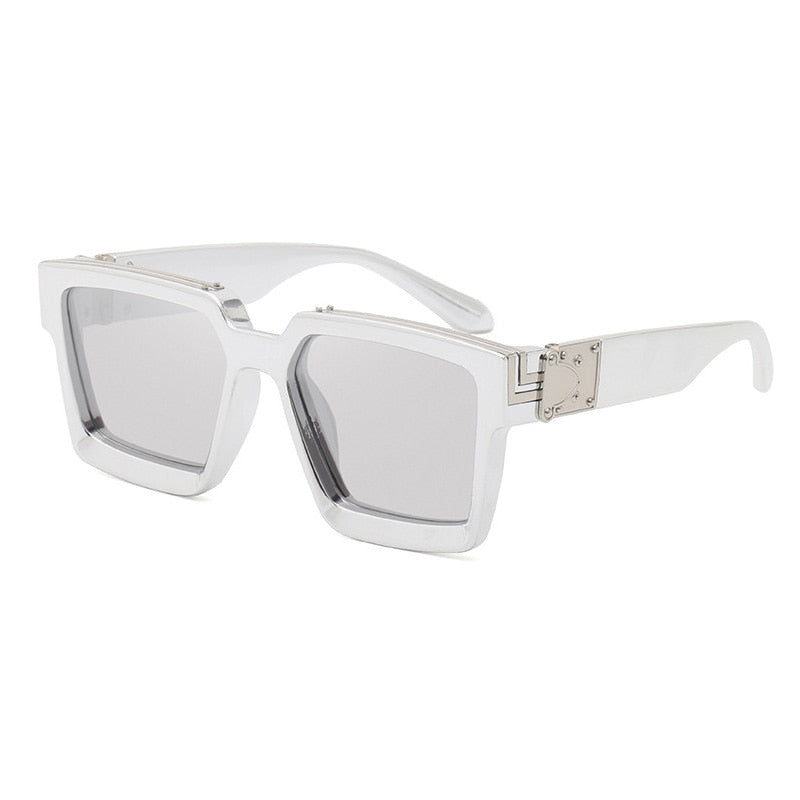 SHAUNA Ins Popular Square Sunglasses UV400