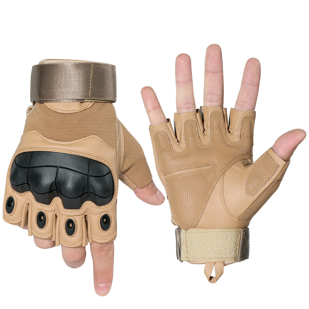 Touch Screen Tactical PU Leather (Army Military Combat Airsoft Sports Cycling Paintball Hunting) Full Finger Gloves