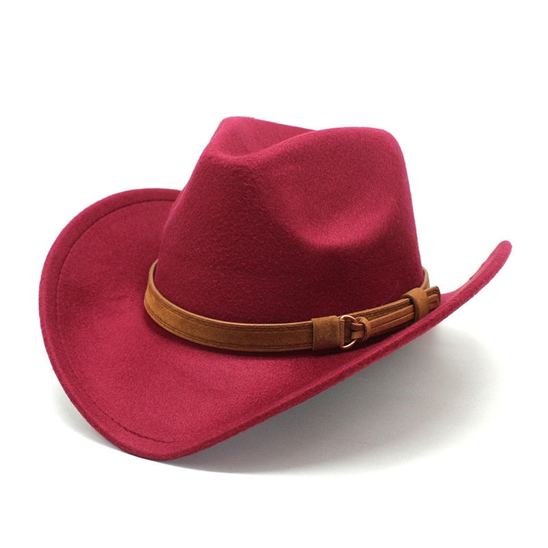 Men Cowboy Fedora Hat