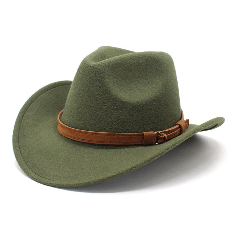 Men Cowboy Fedora Hat