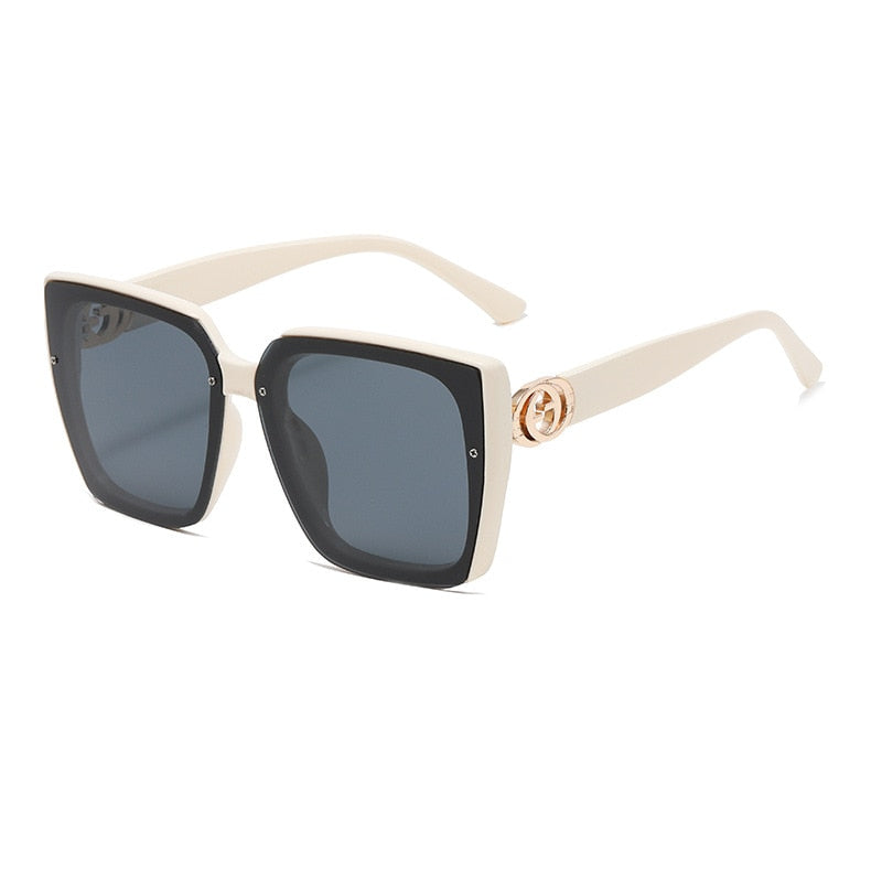 Fashion Large Frame UV Resistant Sunglasses