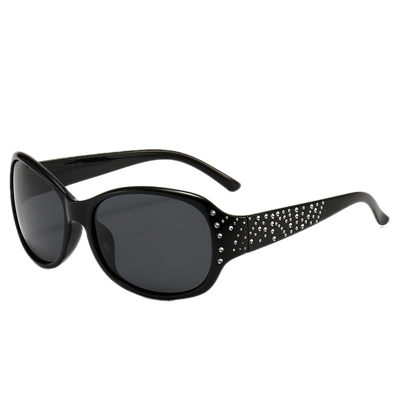 DANKEYISI Polarized Women Elegant Rhinestone Sunglasses