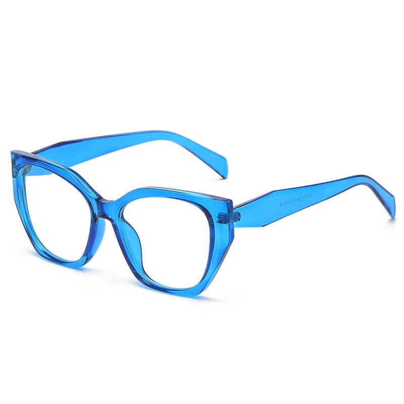 SHAUNA Anti-Blue Light Retro Women Glasses
