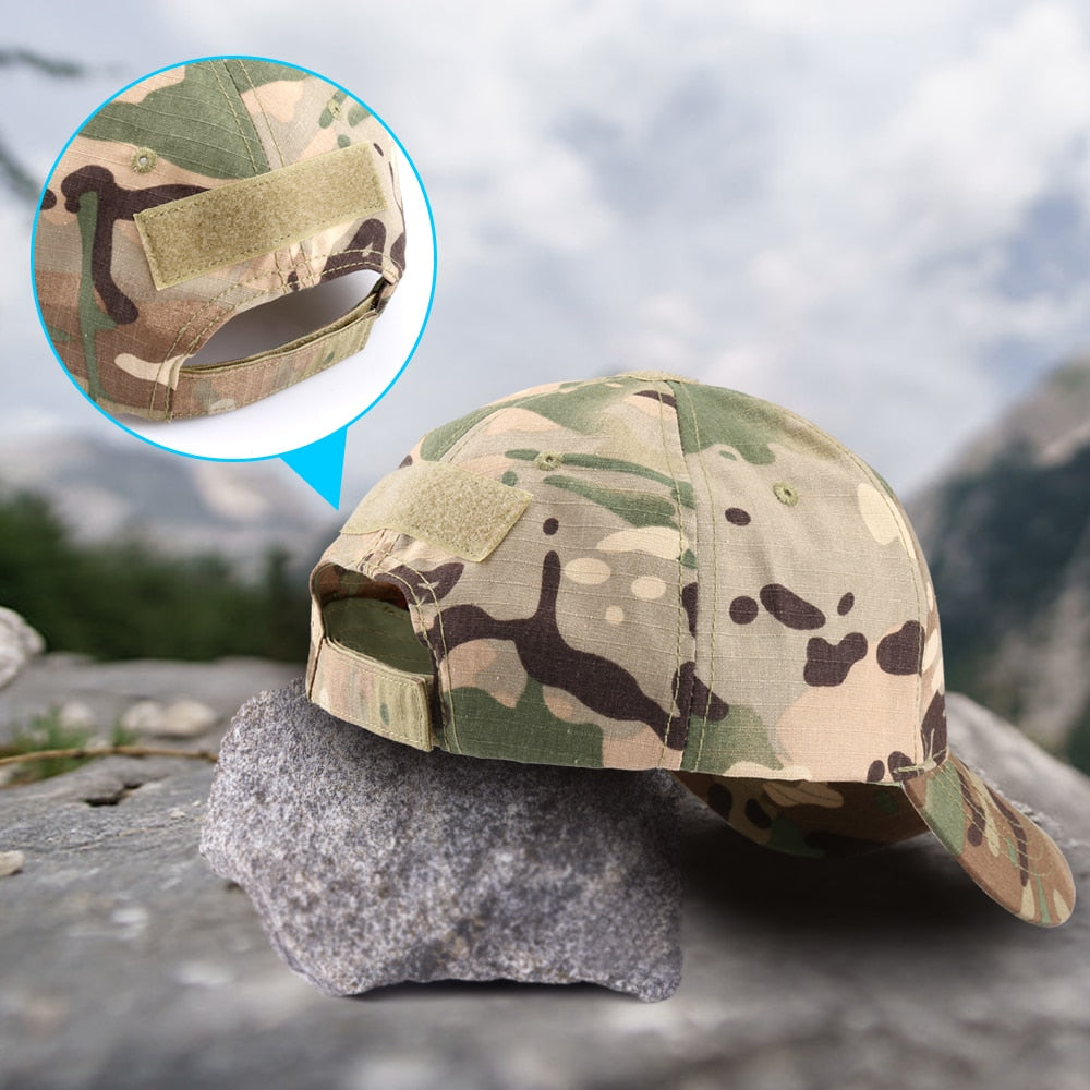 Camouflage Adjustable Mesh Tactical Hat