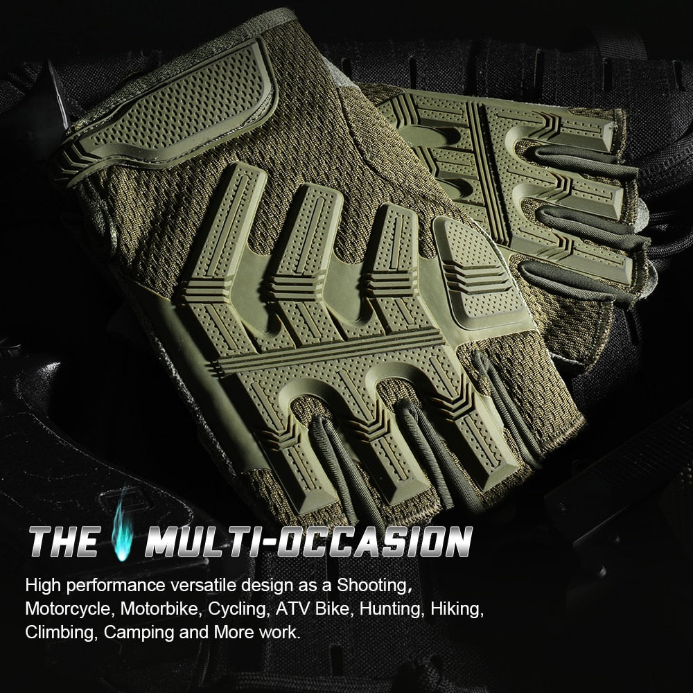 Half Finger Tactical Military Army Gloves