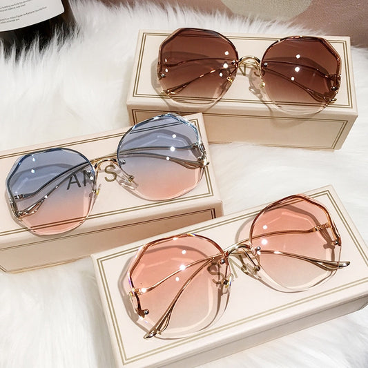 Luxury Round Gradient Sunglasses