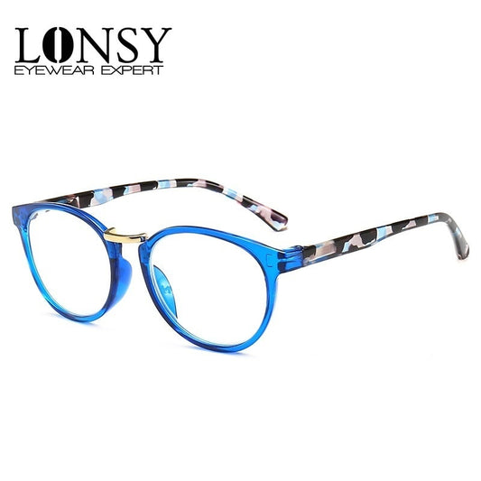 LONSY Fashion Round Reading Glasses
