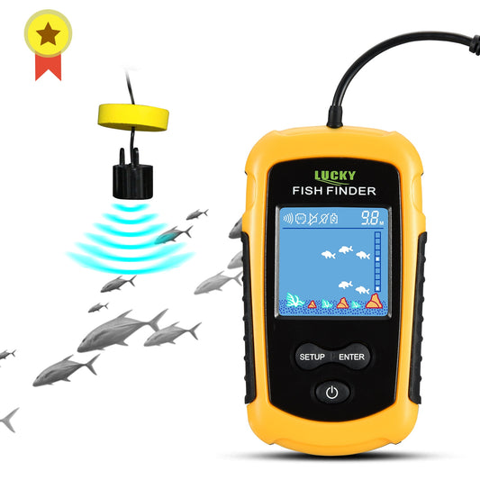 FFC1108-1 Alarm 100M Portable Sonar Fish Finders