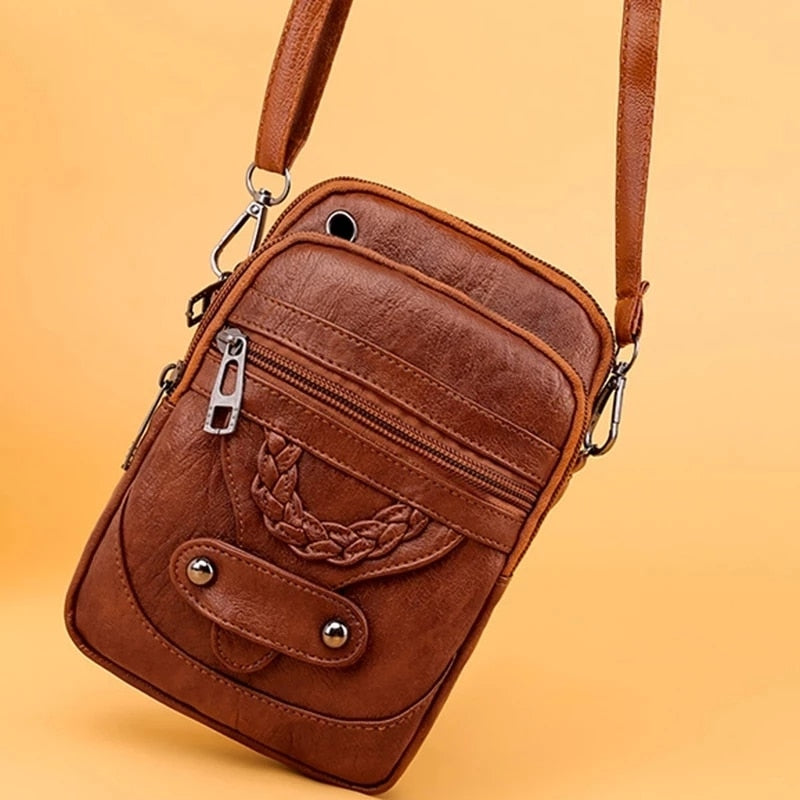 Women's Retro Soft Leather Handbag