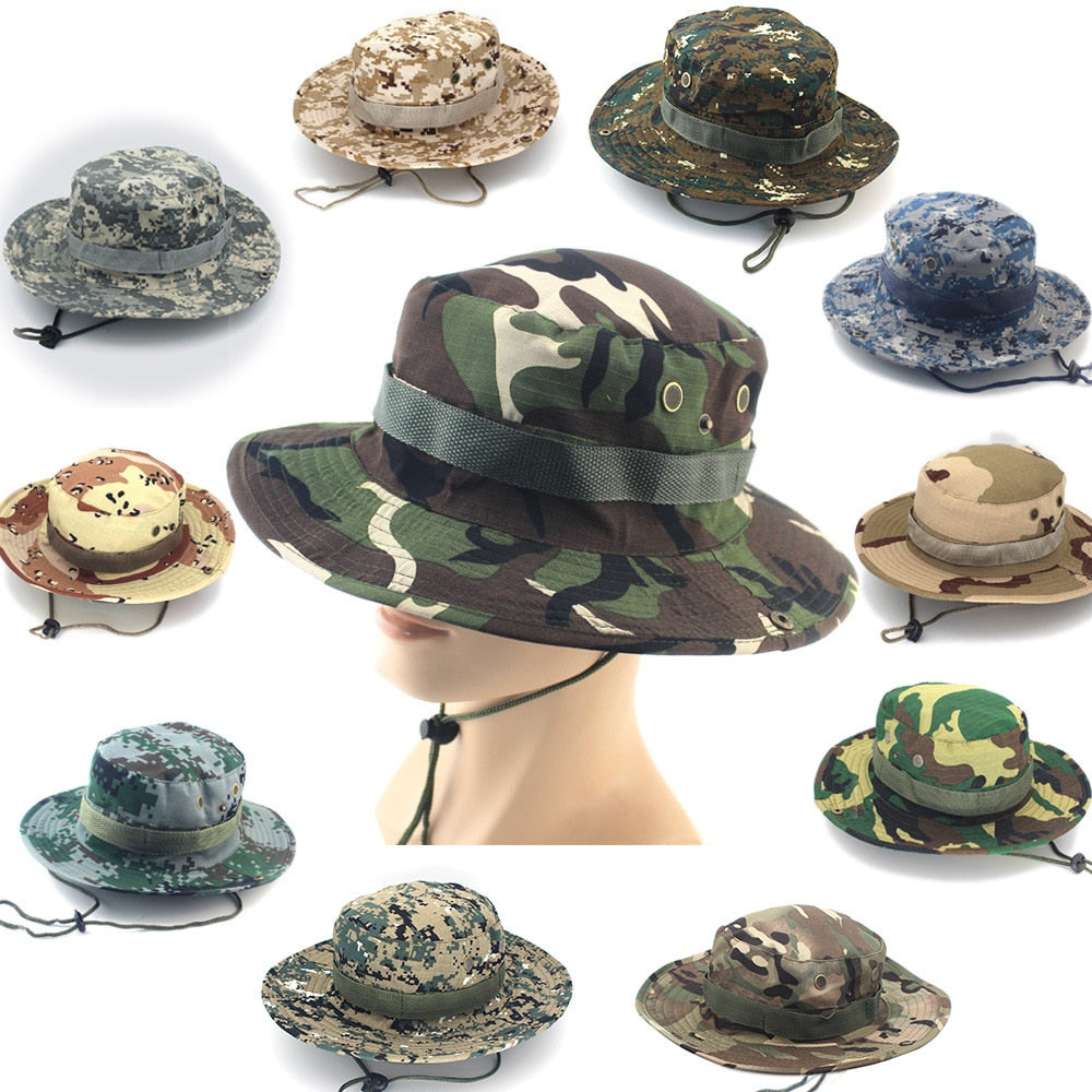 Tactical Camouflage Bucket Hats